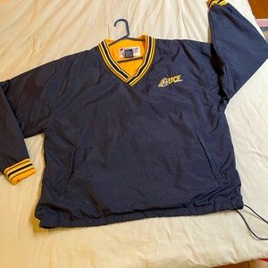 UCF Knights Collegiate Navy Water-resistant Coated Nylon Pullover Jacket